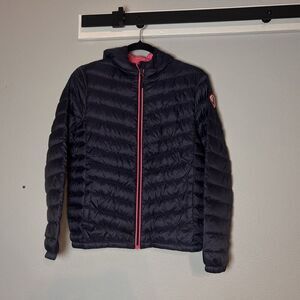 Rokka & Rolla Girls' Packable Down Puffer Jacket Jacket Blue Pink Size XL 14/16